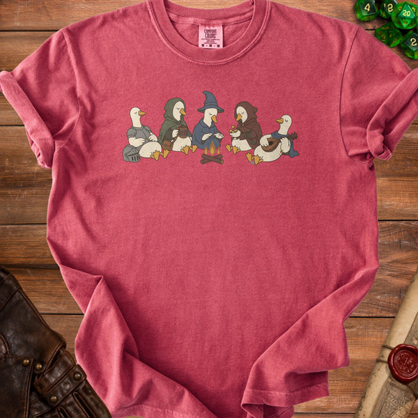 Dungeon Ducks T-Shirt in Crimson