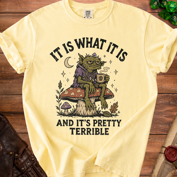 Terrible Goblin T-Shirt in Butter