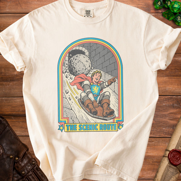 Scenic Route T-Shirt in Ivory
