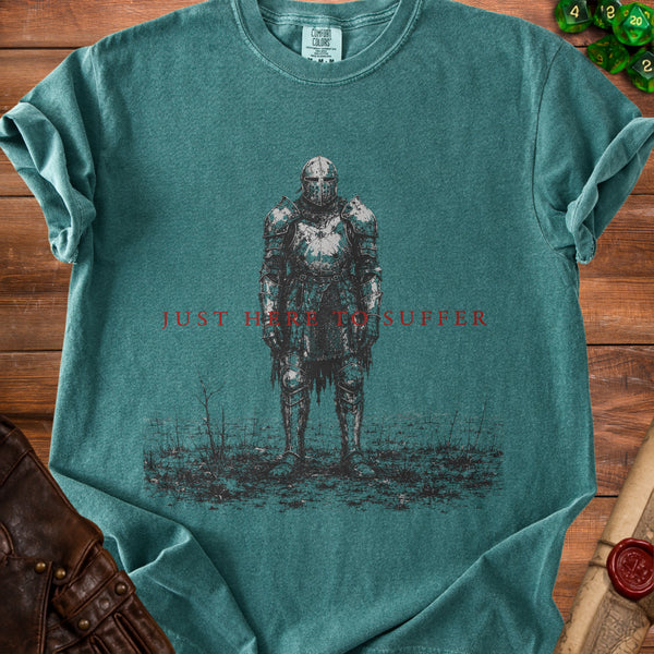 Suffer Knight T-shirt in Blue Spruce