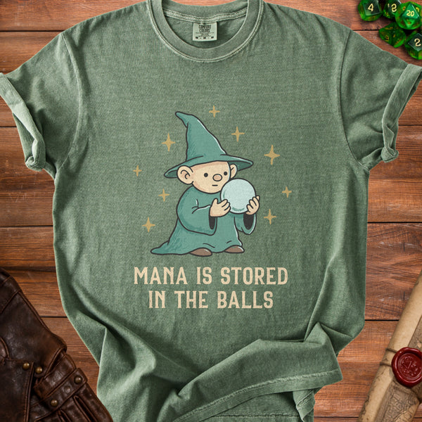 Mana Wizard T-Shirt in Moss