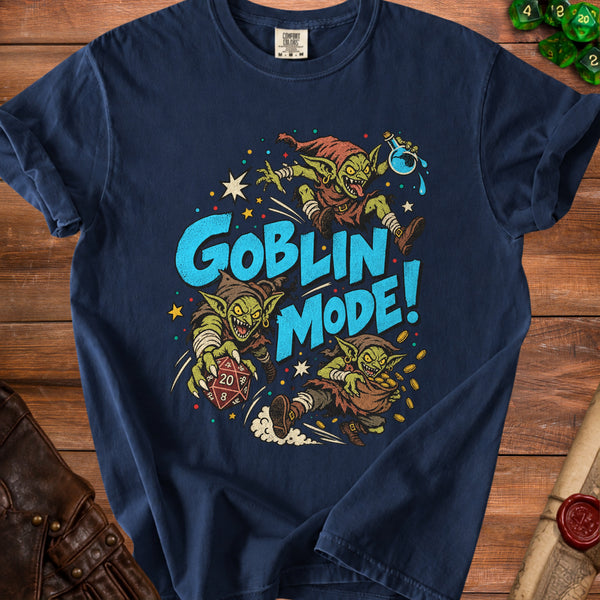 Goblin Mode T-Shirt in True Navy