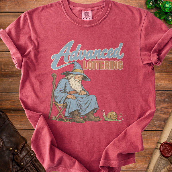 Advanced Loitering T-shirt in Crimson
