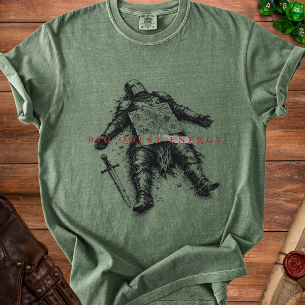 Big Quest T-shirt in Moss