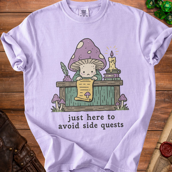 Mushroom Side Quest T-Shirt in Orchid