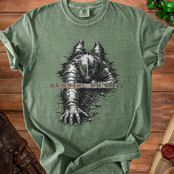 Running Spite T-shirt in Moss
