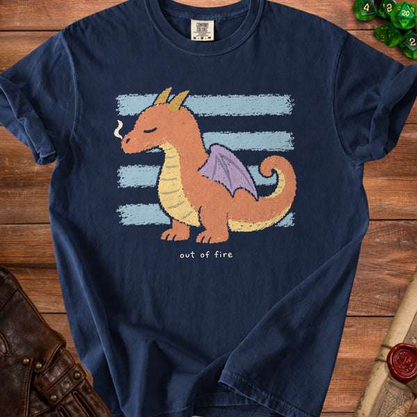 Sleepy Dragon T-Shirt in True Navy