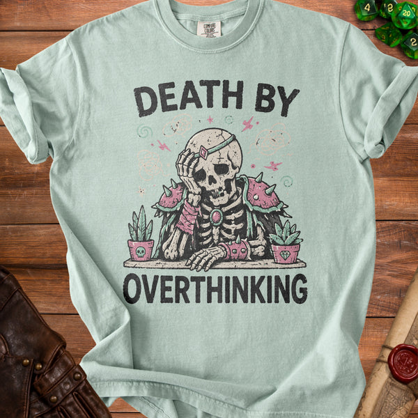 Death By Overthinking T-Shirt in Bay