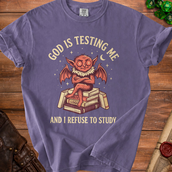 Testing Me T-Shirt in Grape