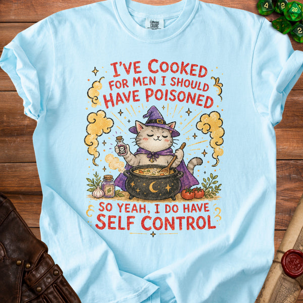 Self Control T-Shirt in Chambray