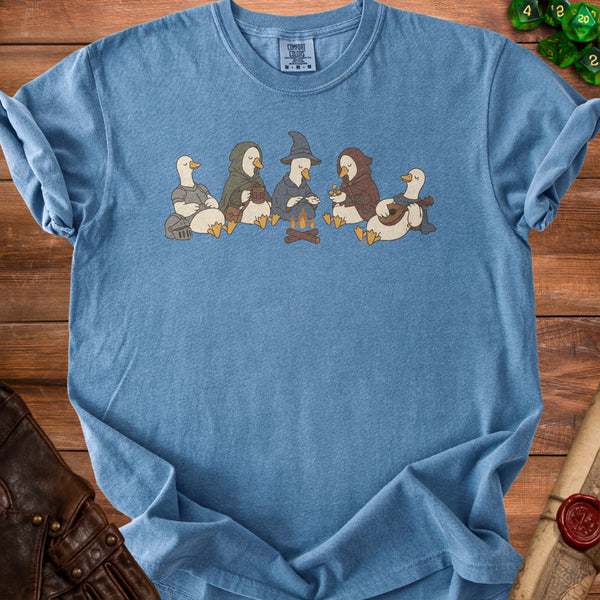 Dungeon Ducks T-Shirt in Blue Jean
