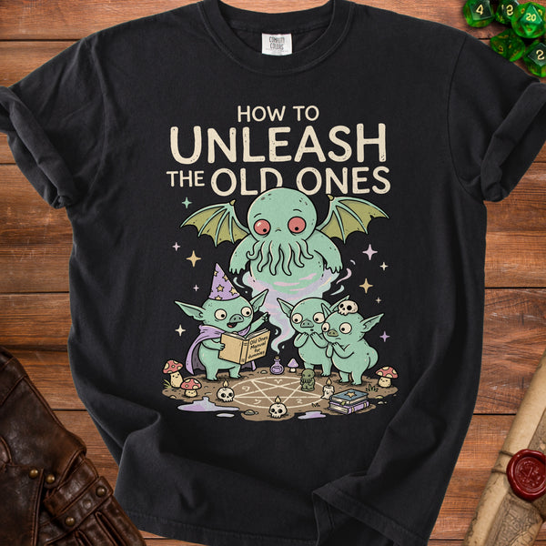 Old Ones Cosmic Chaos Guide T-Shirt in Black