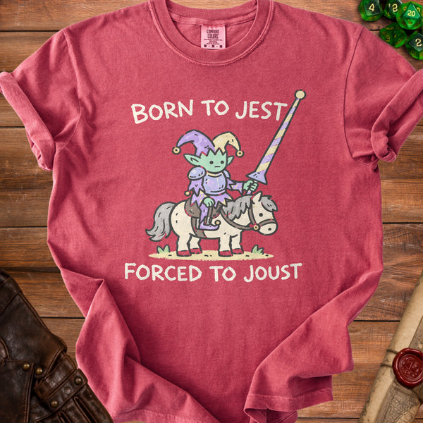 Born To Jest T-Shirt in Crimson
