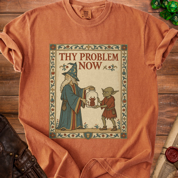 Thy Problem T-Shirt in Yam