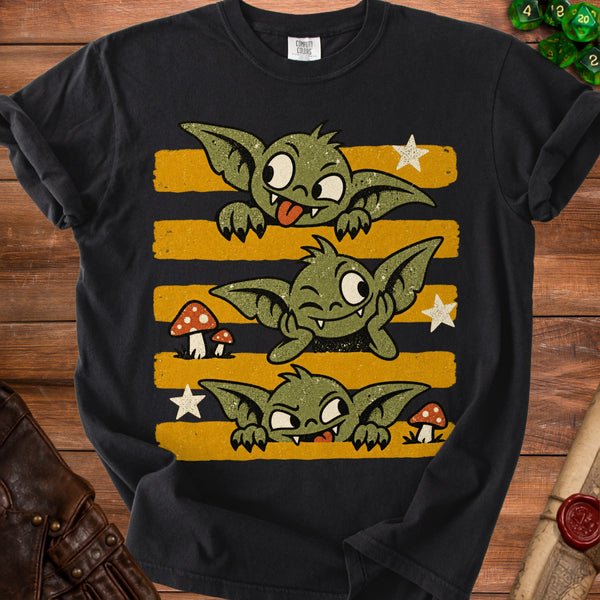 Goblin Trio T-Shirt in Black