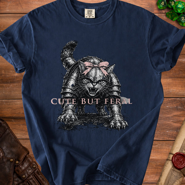 Cute Feral T-Shirt in True Navy