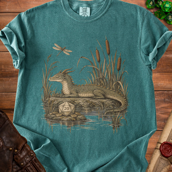 Swamp Dragon T-Shirt in Blue Spruce