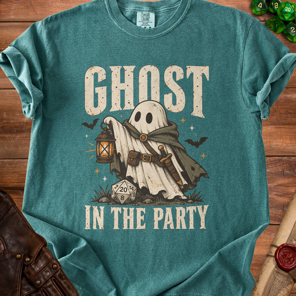 Ghost Party T-Shirt in Blue Spruce