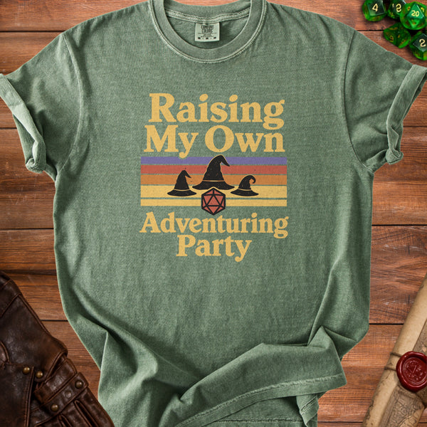 Adventuring Party Little Adventurers T-Shirt in Moss