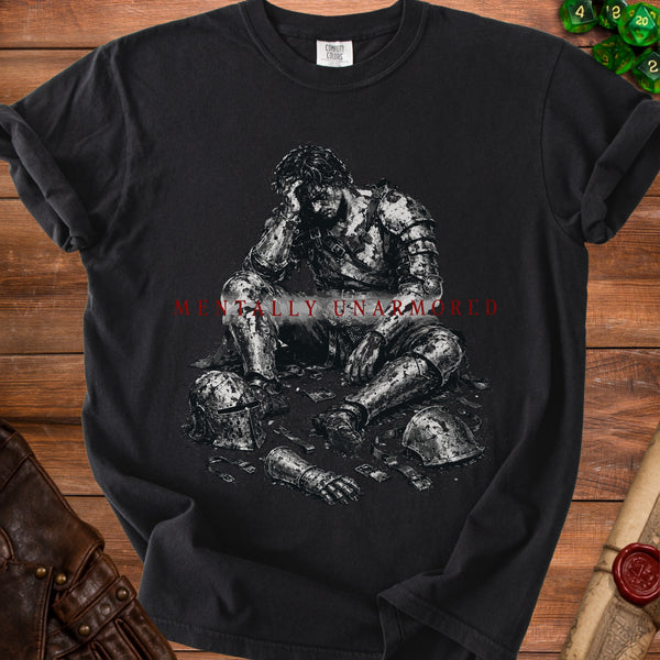 Unarmored Knight T-Shirt in Black