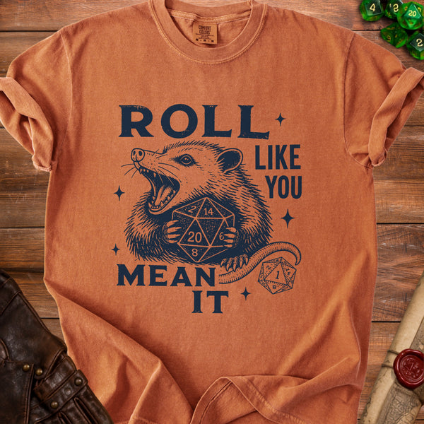 Roll Mean T-shirt in Yam