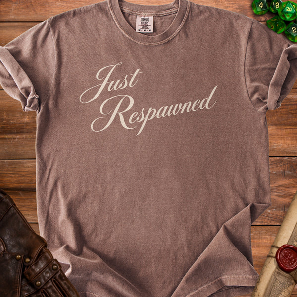Just Respawned T-Shirt in Espresso