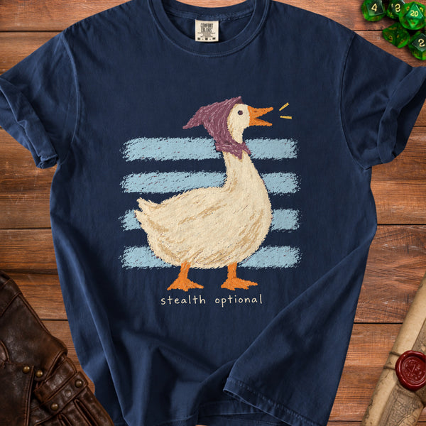Babushka Goose T-Shirt in True Navy