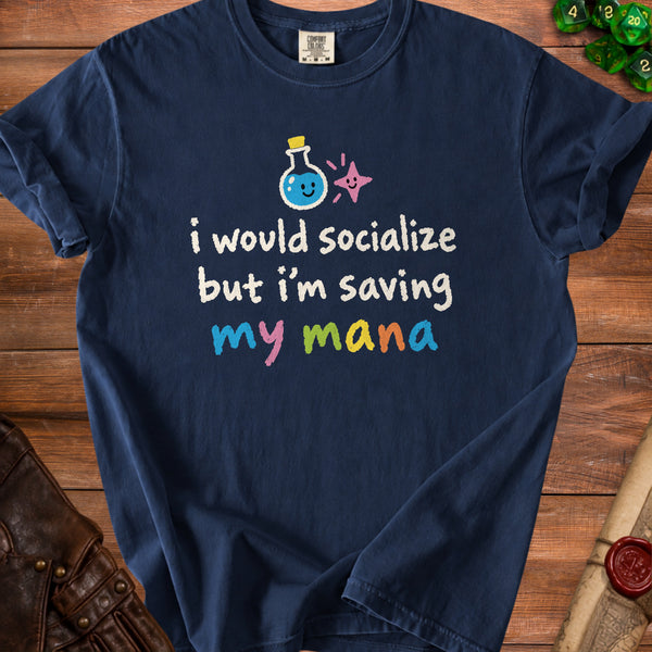 Saving Mana T-Shirt in True Navy
