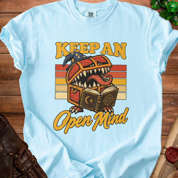 Open Mind T-Shirt in Chambray