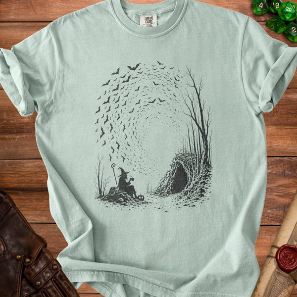 Bat Swarm T-Shirt in Bay