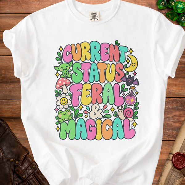 Feral Magical T-Shirt in White