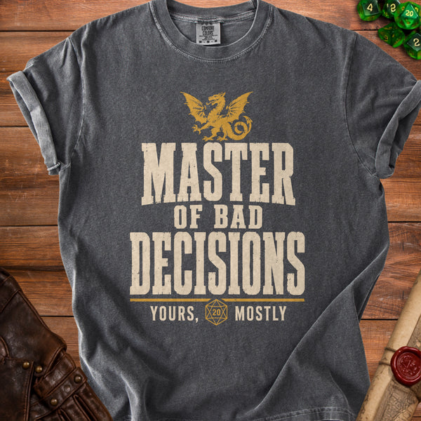 Master Decisions T-shirt in Pepper