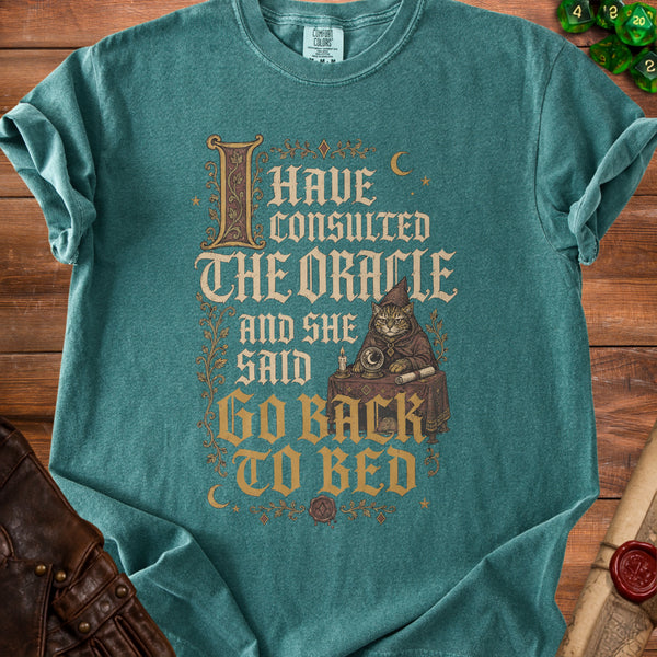 Oracle's Verdict T-Shirt in Blue Spruce