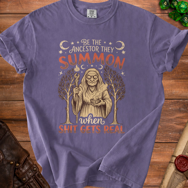 Summon Ancestor Legend They Call T-Shirt in Grape
