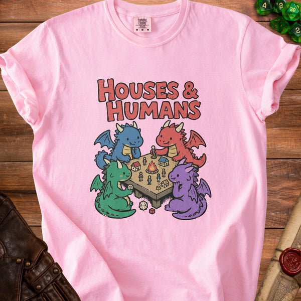 Houses & Humans Inner Dragon T-Shirt in Blossom