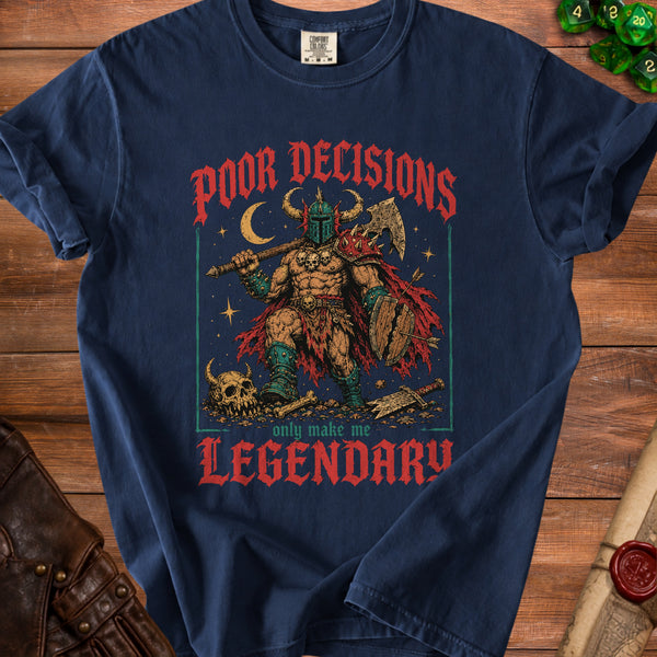 Legendary Warrior T-shirt in True Navy