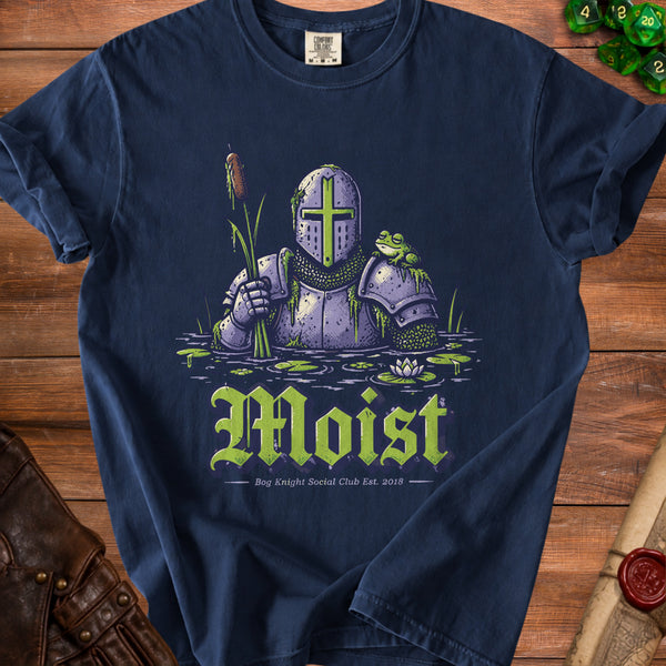 Bog Knight T-Shirt in True Navy