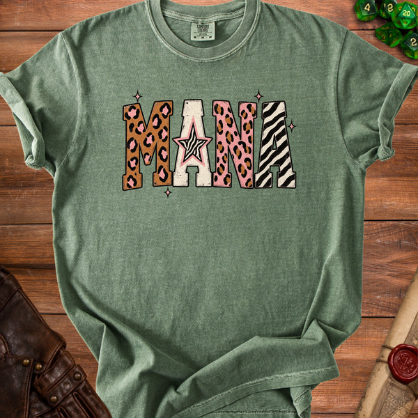 Wild Mama T-shirt in Moss