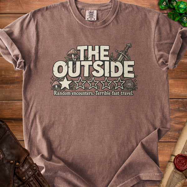 The Outside T-shirt in Espresso