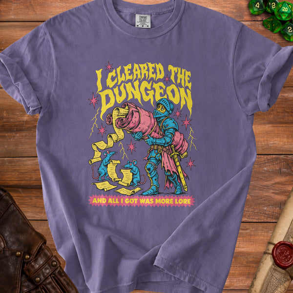 Dungeon Lore T-Shirt in Grape