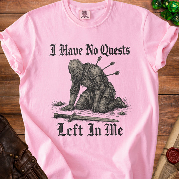 No Quests T-shirt in Blossom