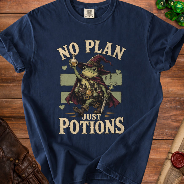Potion Frog T-Shirt in True Navy