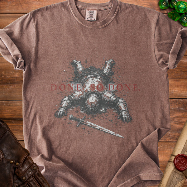 Done. So Done. T-Shirt in Espresso