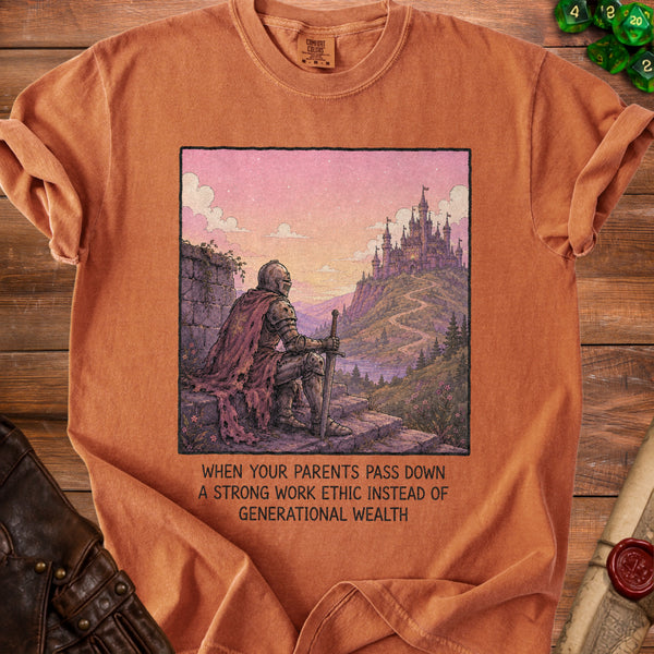 Work Ethic Knight T-shirt in Yam
