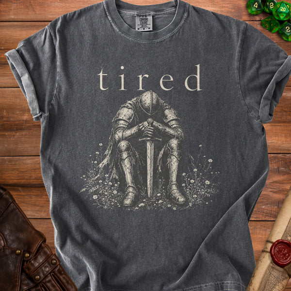 Tired Knight T-Shirt in Pepper