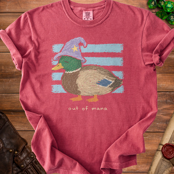 Wizard Duck T-Shirt in Crimson