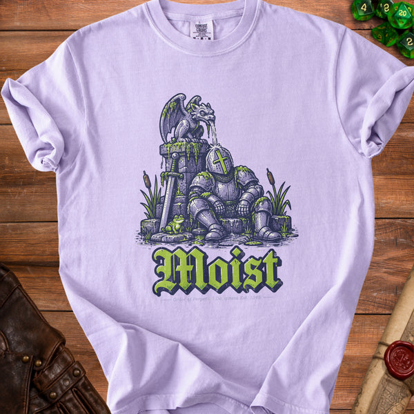 Moist Knight Perpetual Dampness T-Shirt in Orchid
