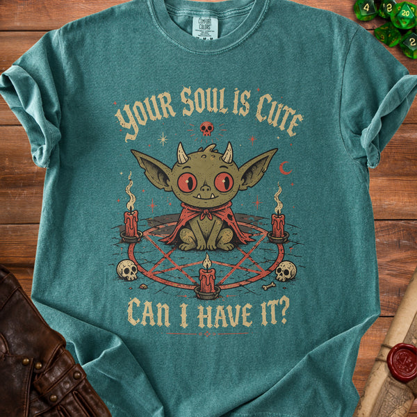 Cute Devil T-Shirt in Blue Spruce
