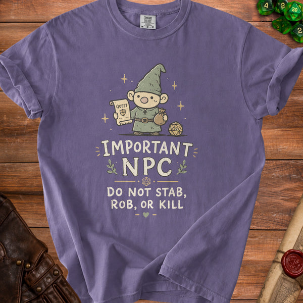 Important NPC T-shirt in Grape