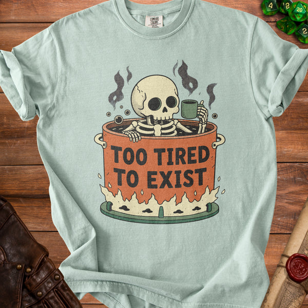 Too Tired T-shirt in Bay